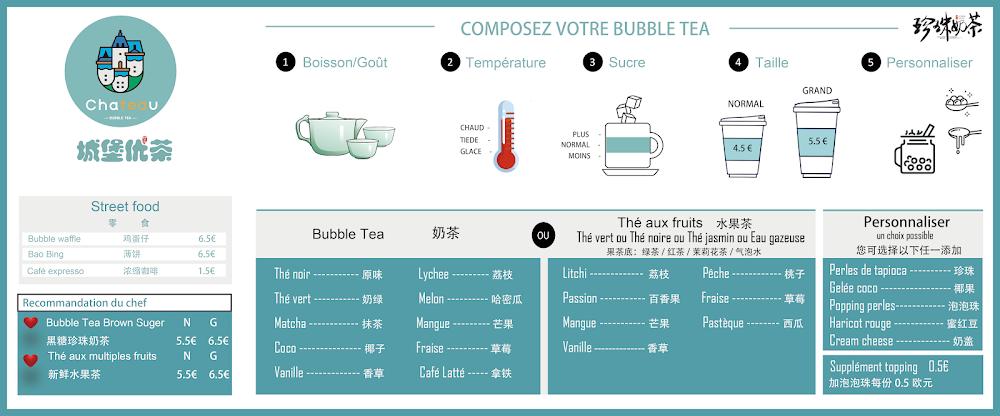 Chateau Bubble Tea - Menu Image 4